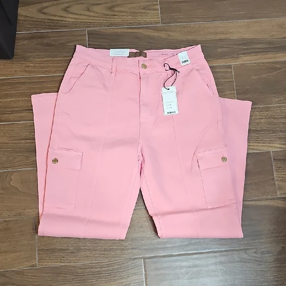 Judy Blue Blush Trousers - Picture 1 of 4